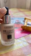 img 1 attached to Catrice HD Liquid Coverage Foundation: High & Natural Coverage, Vegan & Cruelty-Free (010 Light Beige) review by Ada Diak ᠌