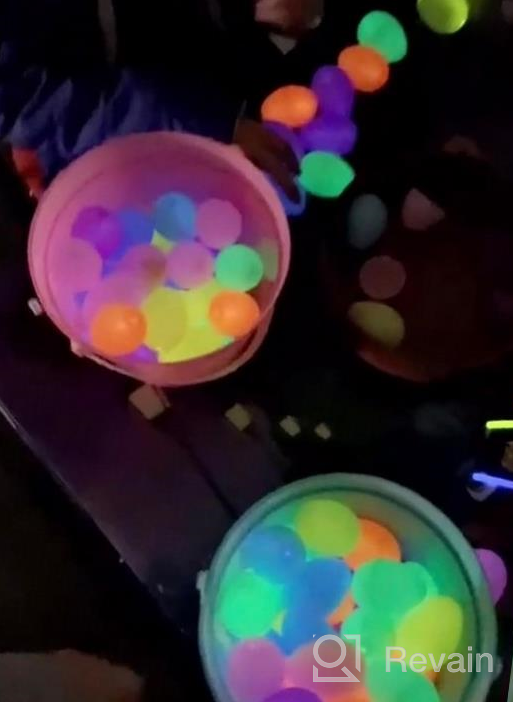 img 1 attached to 24Pk Bulk Party Favors For Kids - Glow Easter Eggs With Fillable Plastic Easter Eggs And 72 Mini Glow Sticks For Glow Parties, Perfect For Easter Or Birthday Celebrations! review by Brenda Mitchell