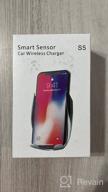 img 1 attached to 📱 Smart Sensor S5 Wireless Car Phone Holder with Wireless Charging - Silver review by Amar Singh ᠌