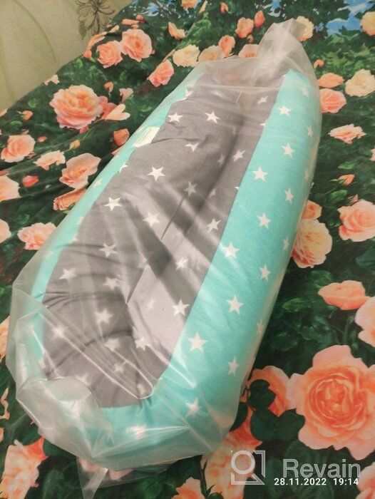 img 1 attached to Marine Moon Maternity Pillow - U Shaped Cooling Body Pillow for Pregnant Women With Back Pain, Jumbo Size 65in Long and a Jersey Cover Included, White review by Ada Jankowska ᠌