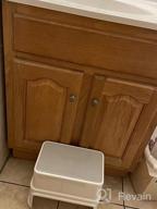 img 1 attached to Victostar 2 Step Stool For Kids - Anti-Slip, Sturdy & Safe Potty Training Aid For Toilet, Bathroom & Kitchen! review by Chad Fox