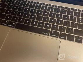 img 6 attached to Силиконовый чехол для клавиатуры MOSISO: защитный чехол для MacBook Pro 13" и MacBook 12" - розовый кварц