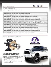 img 1 attached to Enhance Performance with Yukon Gear & Axle (YA WU-07) Spin Free Locking Hub Conversion Kit for Jeep TJ/XJ/YJ Dana 30 Differential