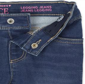 img 3 attached to Super-Soft Stretch Denim Legging Jeans For Baby And Toddler Girls By Children'S Place
