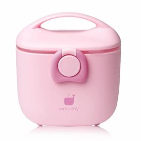 img 4 attached to 🍼 Termichy Baby Formula Dispenser: Portable Container for Travel & Outdoor Activities with Scoop and Carry Handle - 8.8OZ Capacity