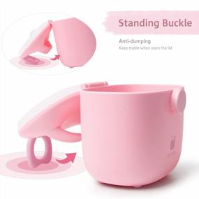 img 2 attached to 🍼 Termichy Baby Formula Dispenser: Portable Container for Travel & Outdoor Activities with Scoop and Carry Handle - 8.8OZ Capacity