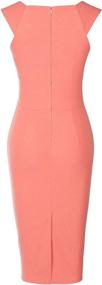 img 3 attached to 👗 MUXXN Women's Clothing: Sleeveless Pleated Evening Cocktail Dresses