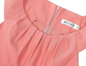 img 2 attached to 👗 MUXXN Women's Clothing: Sleeveless Pleated Evening Cocktail Dresses