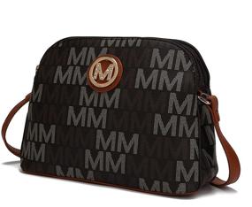 img 4 attached to MKF Collection Signature Mia Farrow Women's Handbags & Wallets ~ Crossbody Bags