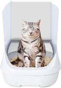 img 4 attached to 🐱 Ultimate Cat Litter Box Pee Shields: 3 Pack Splash Guards for Enhanced Hygiene and Cleanliness, Maintains Litter Inside Pan, Provides Privacy Screen (Litter Box Not Included)