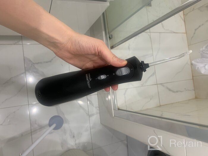img 1 attached to 💦 Satin Black WaterPik Waterflosser Cordless Plus for efficient oral care review by Siu Kth ᠌