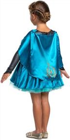 img 3 attached to Костюм Анны для девочек, официальное платье-пачка королевы Анны Frozen 2 для малышей