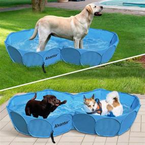 img 4 attached to Alvantor Foldable Portable Dog Bathing Tub- Perfect For Indoor And Outdoor Use