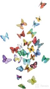 img 1 attached to BOBOVIIA Butterfly Stickers Removable Bedroom Nursery at Décor