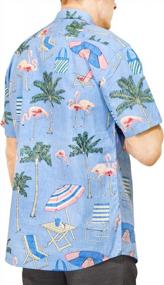 img 3 attached to Men'S Short Sleeve Hawaiian Button Up Shirt