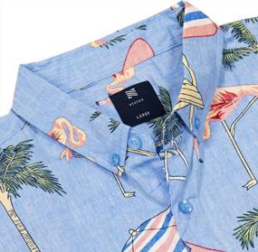 img 1 attached to Men'S Short Sleeve Hawaiian Button Up Shirt