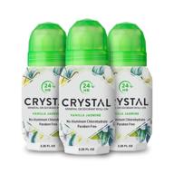 🌼 vanilla jasmine crystal deodorant essence: long-lasting freshness and unrivaled fragrance logo