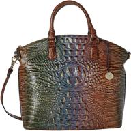 brahmin large duxbury satchel women's handbags & wallets - satchels logo