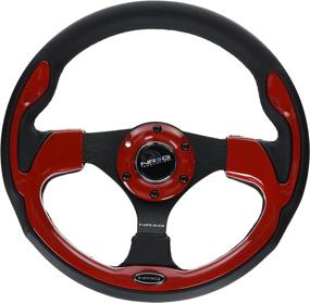 img 1 attached to NRG Innovations RST-001RD Reinforced Steering Wheel (320Mm Sport Steering Wheelwith Red Trim)