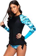 womens sleeves athletic bathing beachwear women's clothing ~ swimsuits & cover ups logo