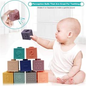 img 2 attached to Kcuina Baby Blocks 12 Educational