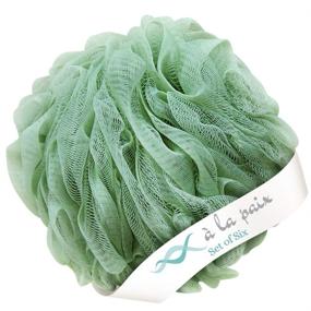 img 3 attached to Paix Colored Loofah Bath Sponge