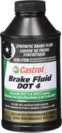 🔥 premium castrol 12509 dot 4 brake fluid: 12 oz, top performance for effortless braking логотип