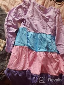 img 6 attached to HILEELANG Sleeveless Cotton Casual Flower Shirt Playwear Jumper Skirt Sundress for Toddler Girls in Summer