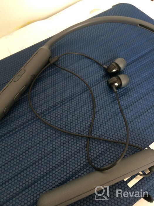 img 1 attached to Sony WIC400/L Wireless Behind-Neck In-Ear Headphones, Blue review by Dng Vn Nam ᠌