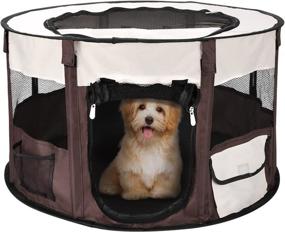 img 1 attached to Playpen Portable Carrying Accessories Hamster