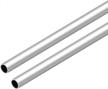 victorshome 6063 aluminum round tube, 10mm od 1mm wall thickness 300mm length metal seamless straight pipe tubing for diy crafts model 2pcs logo
