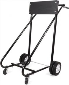 img 4 attached to Newsmarts 315LB Heavy Duty Outboard Motor Stand: Sturdy Engine Carrier Cart For Safe Boat Motor Storage And Transport