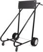 newsmarts 315lb heavy duty outboard motor stand: sturdy engine carrier cart for safe boat motor storage and transport logo