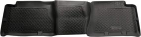 img 3 attached to 🚗 Husky Liners Classic Style Series, 2nd Seat Floor Liner - Black, 61461, Compatible with 2005-2007 Chevrolet Silverado/GMC Sierra 1500 Crew Cab, 2004-2007 Chevrolet Silverado/GMC Sierra 2500/3500 Crew Cab 2 Piece Set