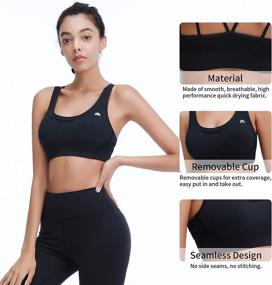 img 2 attached to 🏃 Active Wear: Zum Gali's Seamless Athletic Running Clothing for Girls