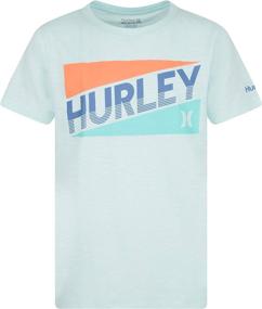 img 1 attached to Hurley Graphic T Shirt Chambray Tropical Boys' Clothing : Tops, Tees & Shirts