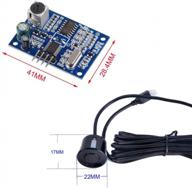 stemedu jsn-sr04t ultrasonic distance sensor, waterproof jsn-sr04t-v3.0 measuring transducer module dc 5v with 2.5m probe cable for ar duino raspberry pi logo