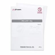 set of 3 a4-sized phrozen pfa (nfep) film sheets - 210 x 290mm dimensions logo
