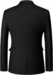 img 3 attached to Sharp And Sleek: Men'S Slim Fit Suit Jackets Ideal For Business And Formal Occasions
