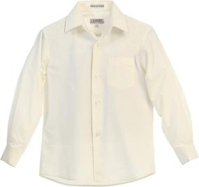 img 1 attached to 👔 Gioberti Black Boys' Sleeve Dress Shirt: Stylish Tops, Tees & Shirts in Children's Clothing