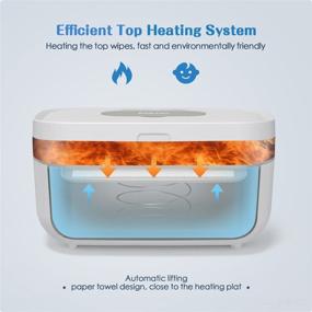 img 1 attached to 🧻 Wipe Warmer Kisdream: Fast Heating Baby Wipe Warmer with Precise Temperature Control and Large Capacity for Adult and Cloth Wipes