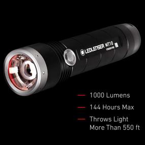 img 1 attached to 🔦 Ledlenser MT10 Flashlight: 1000 Lumens High Power Rechargeable Handheld - Perfect for Backpacking, Hiking, and Camping