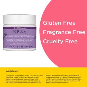 img 2 attached to 🌟 Experience Smoother, More Radiant Skin with DERMAdoctor KP Duty Body Scrub