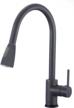 stylish and functional matte black ratel kitchen faucet - 8 11/16" x 15 3/4 logo