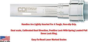 img 2 attached to 🔧 CDI Torque Products Snap-On 1/4&#34; Drive Dual Scale Micrometer Adjustable Torque Wrench 20-150 In Lbs / 2.8-15.3NM with Metal Handle - Individually Serialized & Certified for Calibration