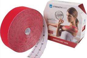 img 3 attached to Get Superior Support And Stability With StrengthTape Kinesiology Tape - 35M Rolls In Multiple Colors Available!
