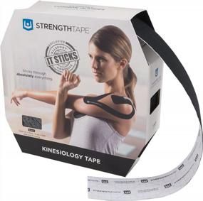 img 2 attached to Get Superior Support And Stability With StrengthTape Kinesiology Tape - 35M Rolls In Multiple Colors Available!