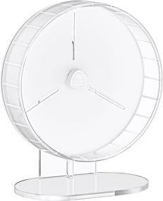 img 4 attached to 🐹 BUCATSTATE Hamster Wheel Silent: 6.7" & 8.2" Dual-Bearing Exercise Wheel for Hamsters, Gerbils, Mice, Degus, and More - Quiet and Spinning