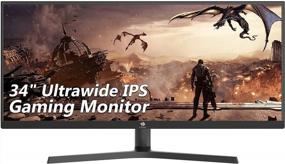 img 4 attached to Z Z-EDGE 34 Inch Ultrawide Monitor with Frameless Design and 165Hz Response Rate
