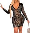 women's sexy drilling process party dress for club night outfit logo